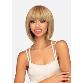 Amore Mio Hair Collection's AW-TWINKLE, Straight Bang Style EVERYDAY WIG, Color 1, Jet Black