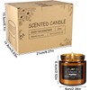 YOROXRG 12 Pcs Scented Candles with Added Natural Essential Oils,
