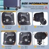 Tobeso-Nuoze Luggage Wheels Replacement for Suitcase 4 Pieces Suitcase Wheels