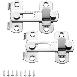 2 Piezas Pasadores y Pestillos Pestillos para Muebles Pestillo de Puertas Cerrojo Palanca Pasadores y Pestillos para Puertas Pestillo de Interior Pestillo Fijo Compartimiento Hebilla de Cerradura