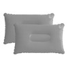 ZEACCT Pack of 2 Inflatable Pillows, Grey Inflatable Pillow, Height