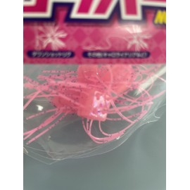 OSP Worm Dice Rubber NONSALT SR07 Sight Neon Pink