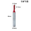 Router Bit 1/4" Shank 1/8" Cutting Dia Single Straight Flute