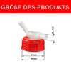 Norhogo Folding Bucket Tap Swivel Tap Valve, Folding Bucket Plastic