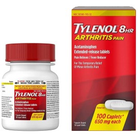 Tylenol Alivia El Dolor De La Artritis 100 Caps 8 Hrs Eg F3 Sabor Sin Sabor