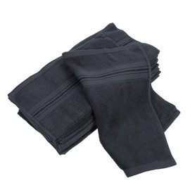 Ipetboom 12pcs Super Soft Cotton Face Towel Beach Towel Black Washcloth Cotton Bath Towels Facial Towels Oversized Bath Towels Pink Towels Bath Towels Bulk Hand Towel Black Towel Dark