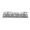 Pair Set Metal Vietnam Vet Special Edition Emblems 3D Badges