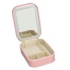 Jewelry Storage Box 3 Color Adjustable Lighting Leather Travel Makeup
