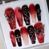 [Handmade nail tip] It's bloody - Oval / [수제네일팁] It's