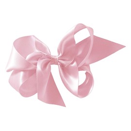 Bows Arts Dusty Rose 5" Sweetheart Satin Clip (Blush Pink)