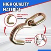 Iumcin Heavy Duty Forged 5/16 J Hook with high-Strength Carbon