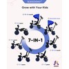KRIDDO 7-in-1 Tricycle Stroller for Toddlers 18 Months to 5