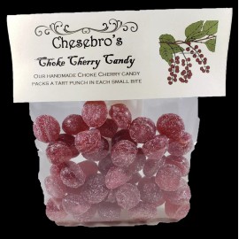 Chesebro's Choke Cherry Hard Candy Drops 4.5 Ounces