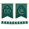 Happy Eid Mubarak Decoration Set - 30pc Set Pack (Green
