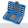CASOMAN 3/8"Drive Extra Long Ball-End Hex Bit Socket Set, 18