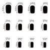24 Pcs Fall Press on Nails Short Square Fake Nails
