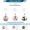Zhenqing 3-Pack Witch Embroidery Kit for Beginners, Fantasy Magical Needlework