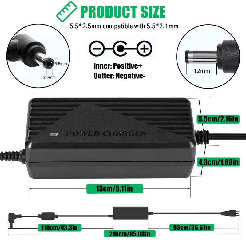 12V 10A Power Supply,AC to DC Converter 100V-240V to 12V