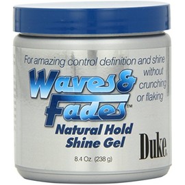 Duke Waves & Fades Natural Hold Shine Gel, 8.4 oz (Pack of 2)
