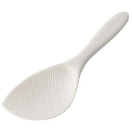 CASUAL PRODUCT Double Embossed Rice Spoon, Made in Japan, Easy to Cook, Easy to Scoop, Won't Crush Grains, Easy to Loop, Rice Resistant!
