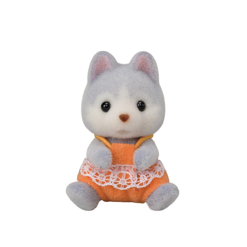 Calico Critters Husky Twins, Juego de 2 Cifras coleccionables de