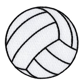 Volleyball Embroidered Patch Beach Volley Ball Iron-On Applique Sports Emblem