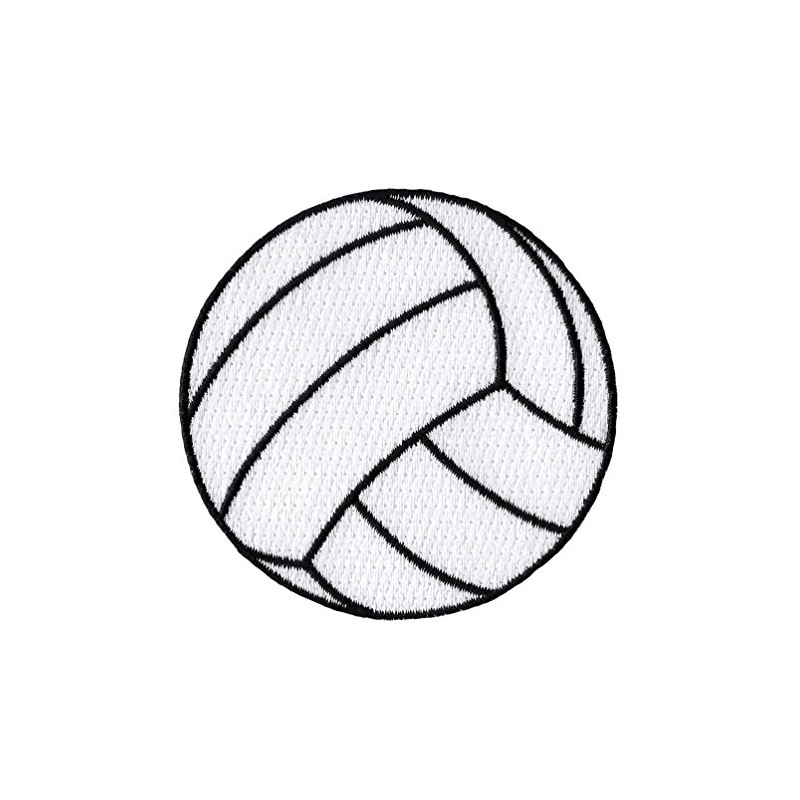 Volleyball Embroidered Patch Beach Volley Ball Iron-On Applique Sports Emblem
