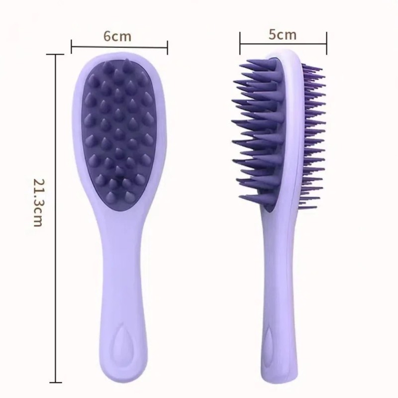 Scalp Massager Shampoo Brush – Silicone Hair Wash Brush, Scalp