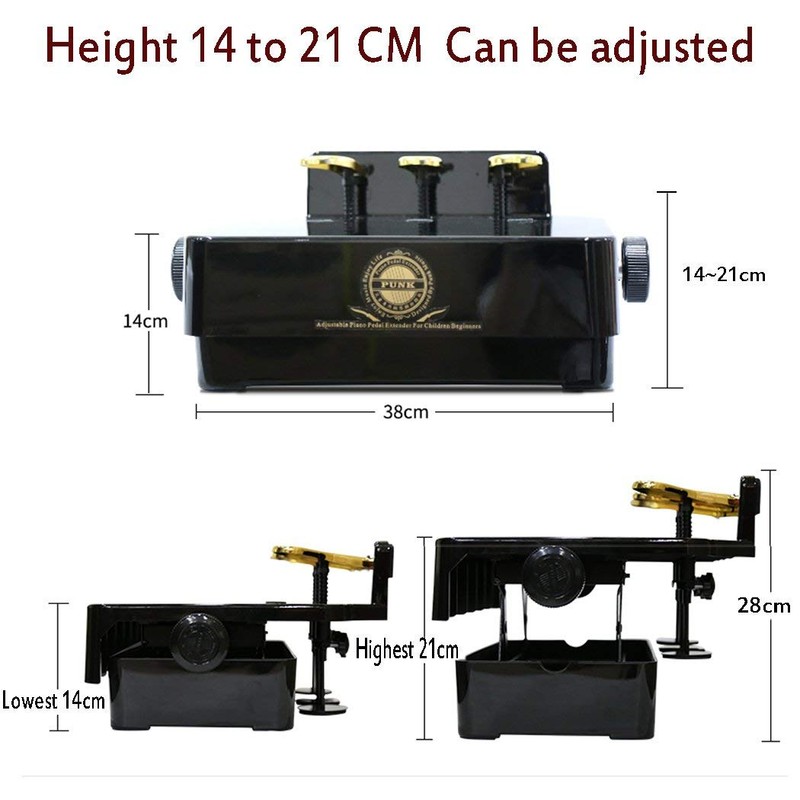 Sound harbor Piano Pedal Extender Adjusted Piano Foot Pedal Extender
