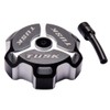 TUSK Billet Aluminum Gas Cap Black Machined for Honda CRF70F