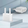 VIEVRE US to EU Adapter, 2 Pin Adapter, USA Germany