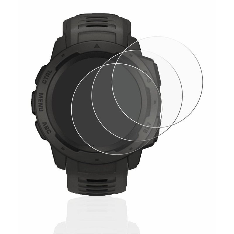 Savvies 6 Pack Screen Protector compatible with Garmin Instinct/Instinct Tactical