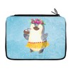 Mr. & Mrs. Panda Penguin Pencil Case Coconut, blue, Hand