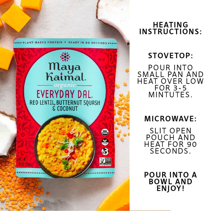 Maya Kaimal - Organic Indian Everyday Dal - Red Lentil