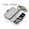 TOASIS Fishing Tackle Box with Lanyard Small Size Fishing Storage