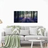 Canvas Wall Art Sunshine in Forests with Lavender Flower Painting