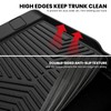 LASFIT Trunk&Seatback Mats for Toyota 4Runner 2013-2024 (5 Seats),All Weather