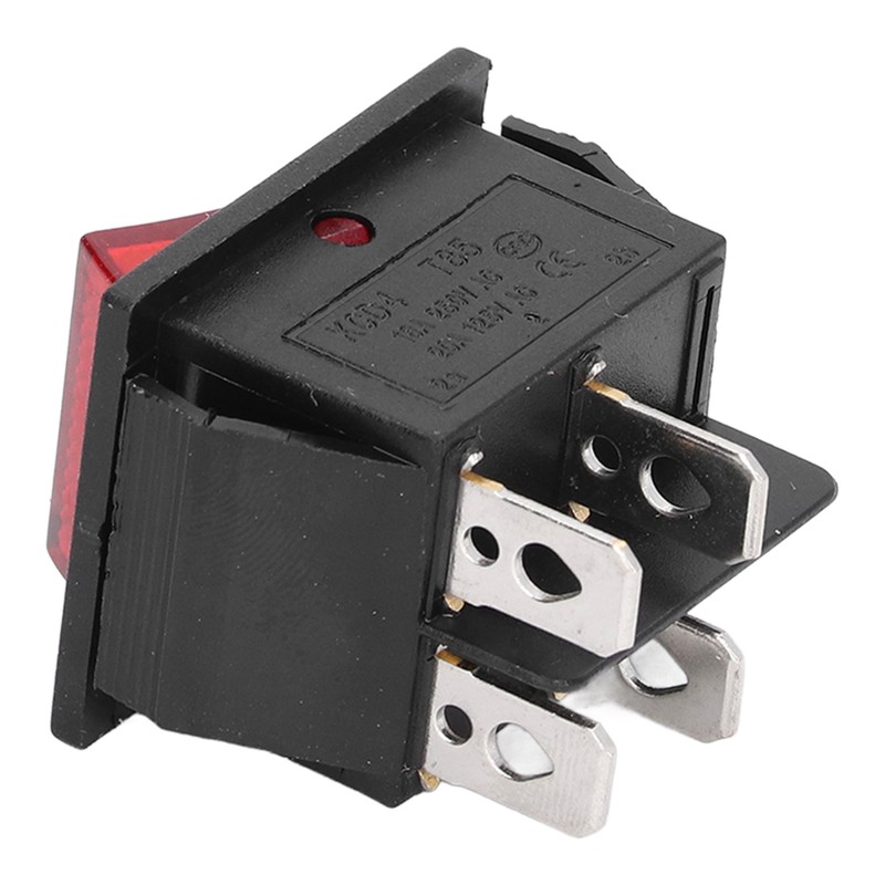 50PCS Snap Power Switch Brass 4 Pin 2 Position Mini
