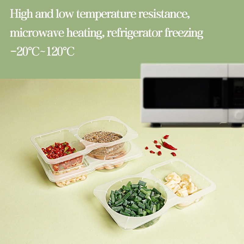 NlsqEU Salad Dressing Container, Snack Container, Pack of 25 Spice