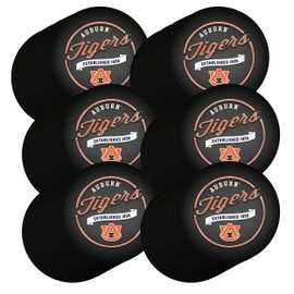 P. Graham Dunn, Metálico, Celebración del Día del Juego, Apoya a tu equipo, Alma Mater, 4 x 4 pulgadas, posavasos de cartón absorbentes, paquete de 6, Universidad Auburn
