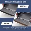 PIT66 Step Side Tailgate Moulding Protector, Compatible with Ford F150
