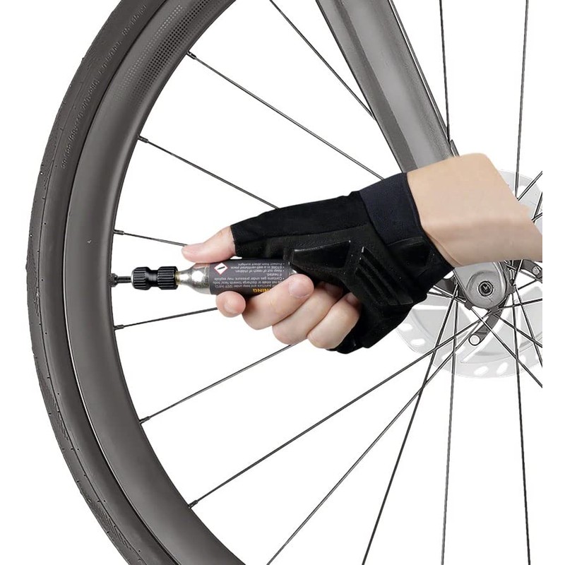 Topeak Nano Airbooster CO2 Bicycle Tyre Inflator for Threaded Cartridges,