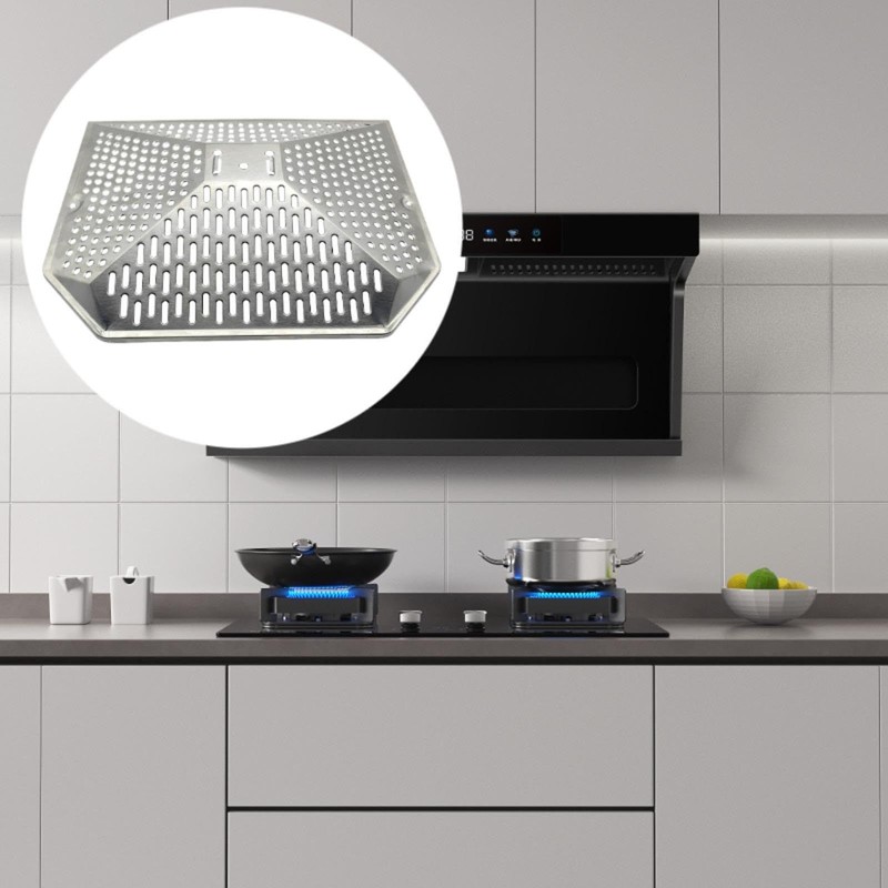 Qianly Range Hood Filter Replacement Hexagonal Outer Filter Mesh Range