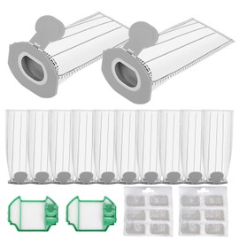 Tomkity 12 St1ck Staubsaugerbeutel f1r Vorwerk Kobold VK7 FP7 mit 2 Filter, FP7 Premium Filtert1ten f1r Kobold, Zubeh?r f1r Vorwerk Akkusauger VK7