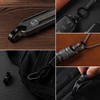 [TISUR] Titanium Keychain, Key Ring, Carabiner, For Connecting, Mini Hook,
