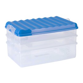 Food Storage Stacking Box 3-Piece with Lid