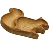 Wooden Decorative Bowl as Squirrel in Natural Dimensions (L x