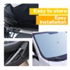 VARGTR Car Windshield Sunshade Umbrella,UV Reflecting Foldable Front Car Sunshade