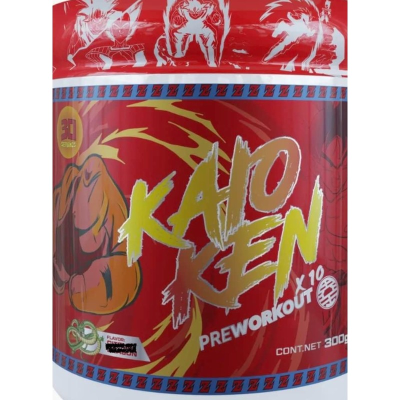SAIYAN LABZ KAIOKEN FIRE GRAPE DRAGON 300g Pre-workout 30 Servicios