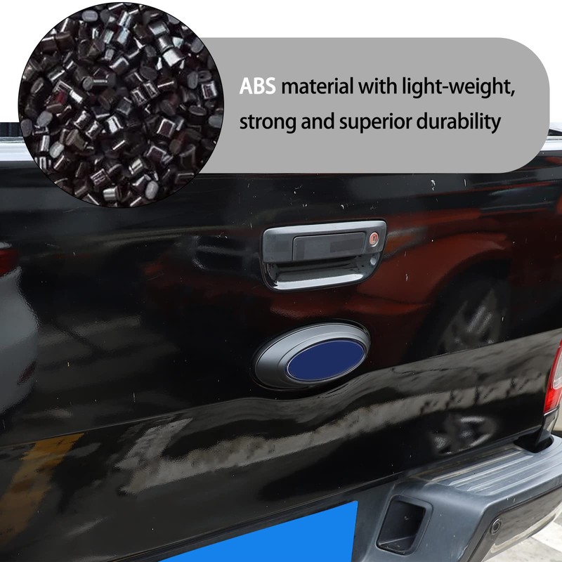 Car Tailgate Trim Cap Ring Trim Compatible with Ford Ranger